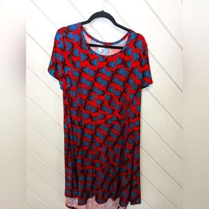 Buttery soft t shirt high low dress